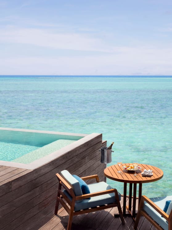 Over Water Villa at Anantara Veli and Naladhu