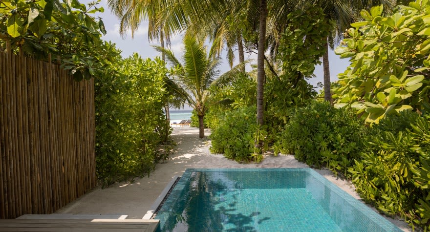 Beach Villa with Pool at Avani + Fares Maldives
