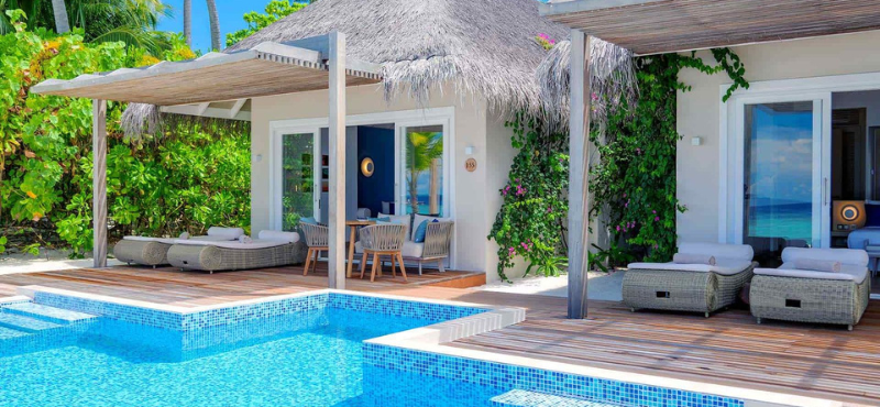 Two Bedroom Family Beach Villa With Pool at Baglioni Resort Maldives