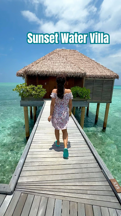 Sunset Water Villa at Barceló Whale Lagoon Maldives