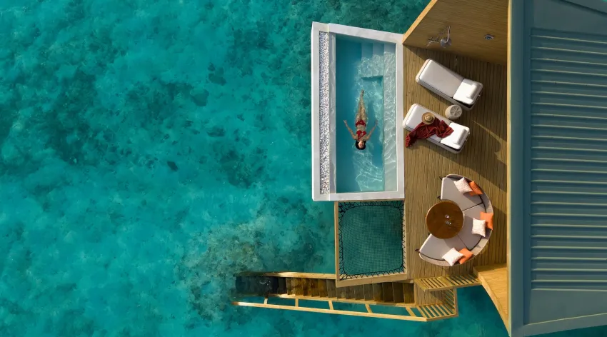 Mirage Overwater Sunset Pool Villa at Centara Mirage Lagoon Maldives & Centara Grand Lagoon Maldives