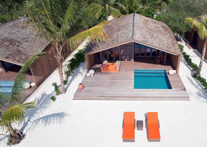 Beach Villa Sunrise at Club Med Finolhu Villas