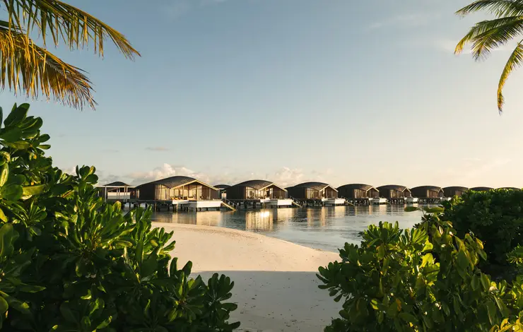 Beach Villa Sunset at Club Med Finolhu Villas