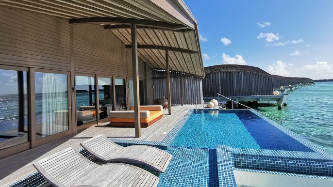 Overwater Villa Sunset at Club Med Finolhu Villas