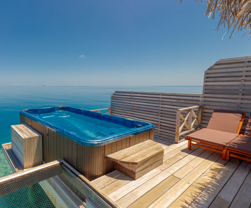 Standard Jacuzzi Water Villa at Cocogiri Island Resort