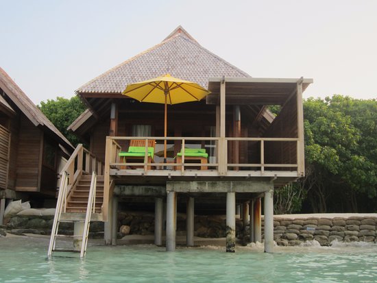 Semi Water Villa at Dhigufaru Island Resort