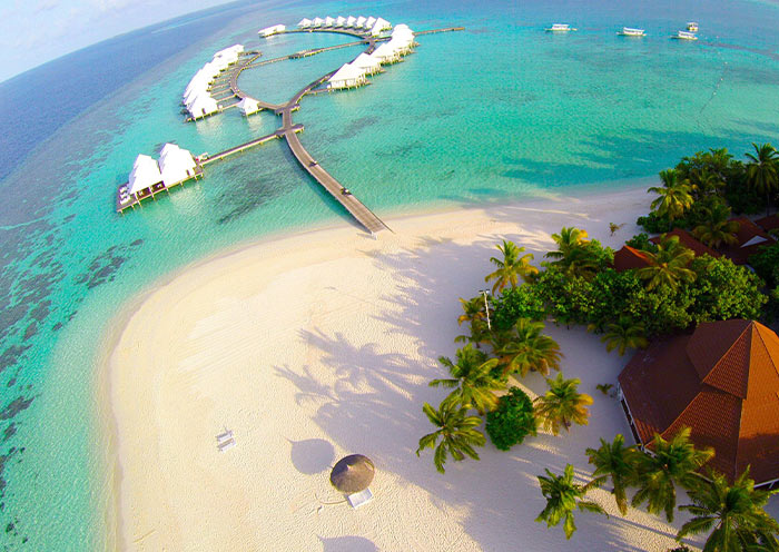 Beach Front Villa at Diamonds Athuruga Beach & Water Villas