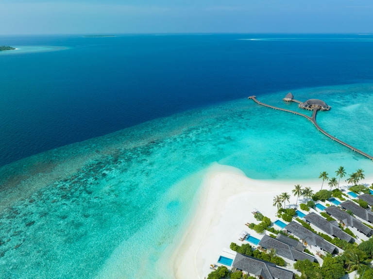 Beach Villa with Pool at Emerald Faarufushi Resort & Spa