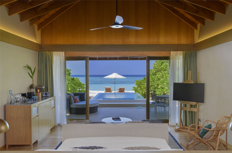 Family Beach Villa with Pool at Emerald Faarufushi Resort & Spa