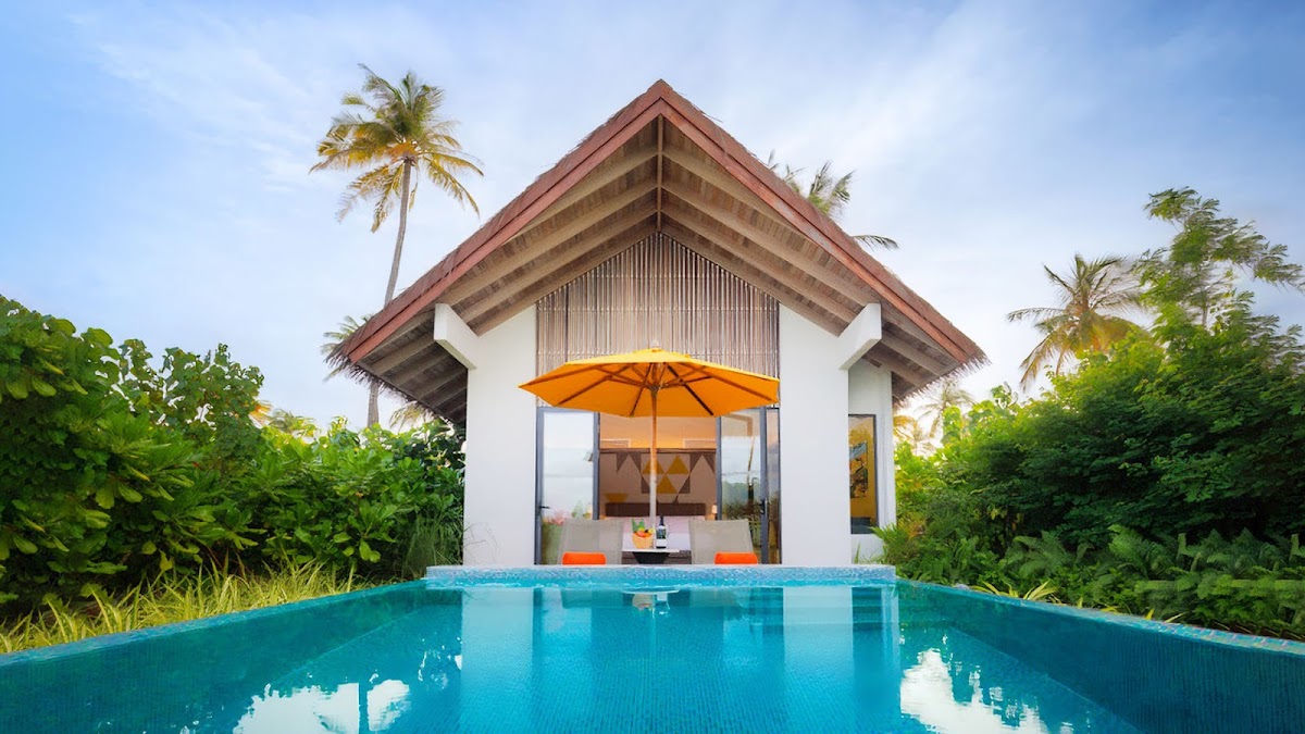 Gold Beach Villa at Hard Rock Hotel Maldives