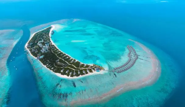 Deluxe Water Villa with Pool at Hideaway Beach Resort & Spa at Dhonakulhi Island Maldives