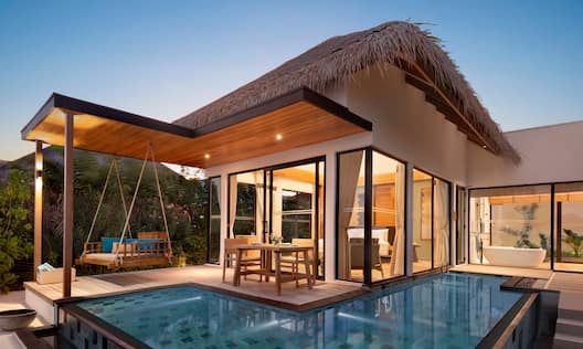 King Beach Villa with Pool at Hilton Maldives Amingiri Resort & Spa