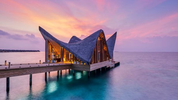 Luxury Sunset Water Villa with Pool at Joali Muravandhoo