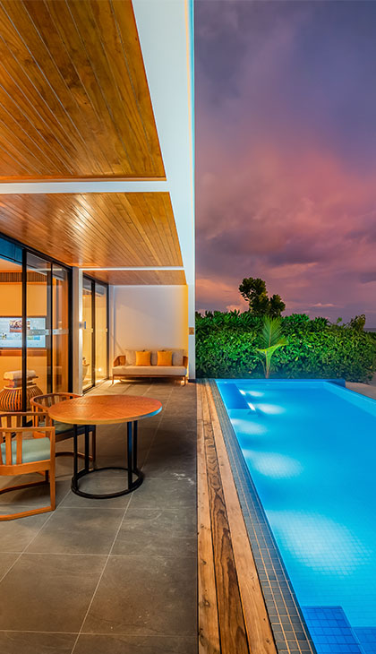 Four-Bedroom Beach Residence with Private Pool at Kuda Villingili Resort Maldives