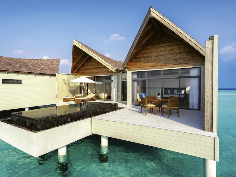 Overwater Pool Villa Sunrise at Kuredhivaru Resort and Spa