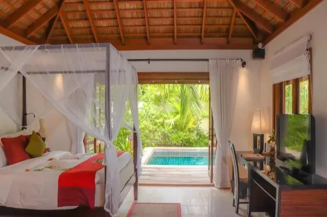 Private Pool Villa Family Suite at Kuredu Island Resort