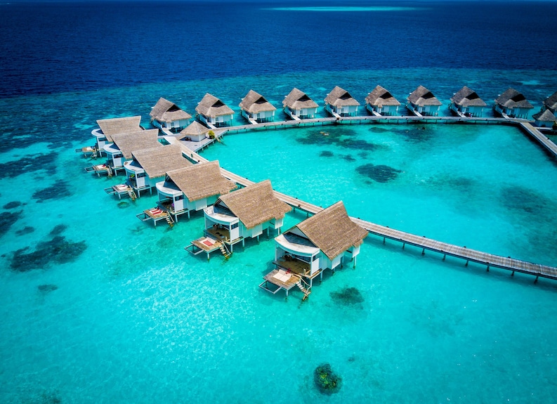 Deluxe Water Villa at Machchafushi Island Resort & Spa Maldives, The Centara Collection