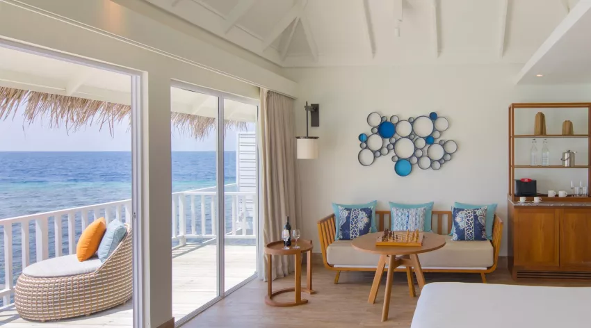 Family Overwater Villa (with Kids Bedroom) at Machchafushi Island Resort & Spa Maldives, The Centara Collection