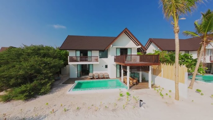 Beach Villa with Pool at Meyyafushi Maldives