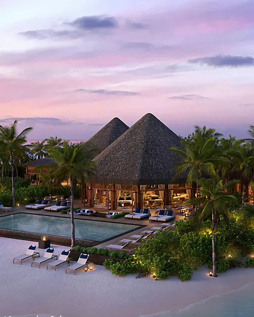 Two Bedroom Water Suite at Mirihi Island Resort