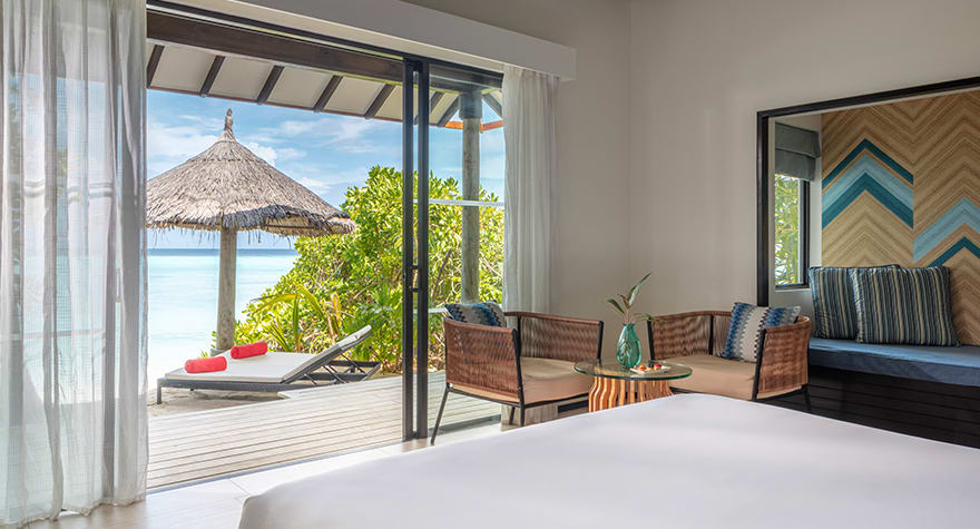 Beach Villa with Private Pool at NH Collection Maldives Havodda Resort