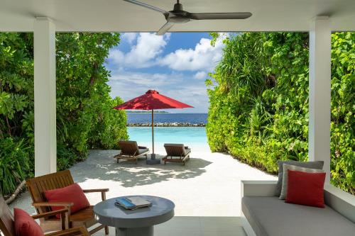 Beach Bungalow at Niva Dhigali Maldives