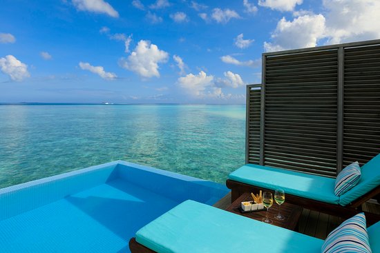 Water Bungalow with Pool at Niva Velassaru Maldives