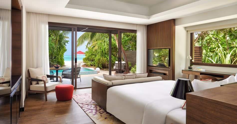 Deluxe Beach Pool Villa at Niyama Maldives