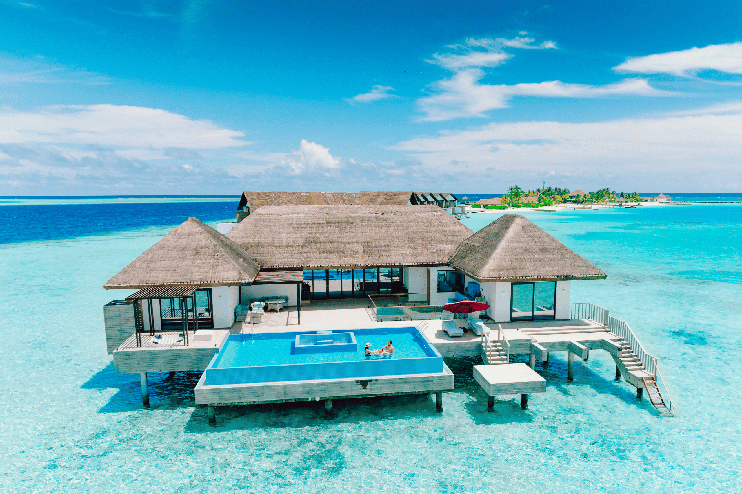 Grand Atlantis Two-Bedroom Overwater Villa with Private Pool & Jacuzzi at Nooe Maldives Kunavashi