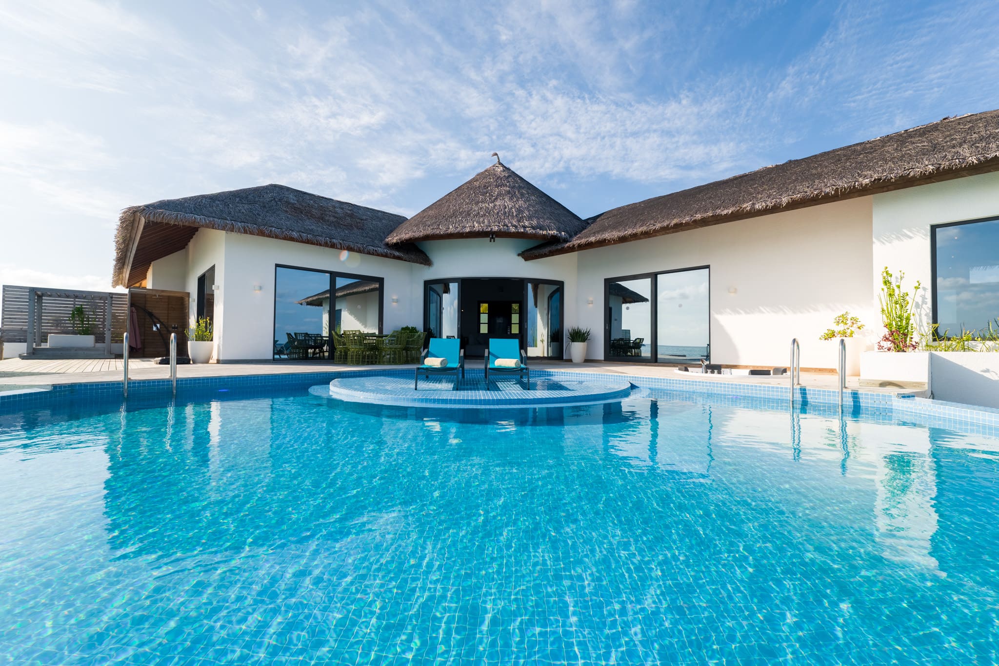Grand Solana Two-Bedroom Beach Villa with Private Pool & Jacuzzi at Nooe Maldives Kunavashi