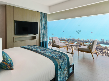 Aqua Villa (Underwater Bedroom) at Pullman Maldives Maamutaa Resort