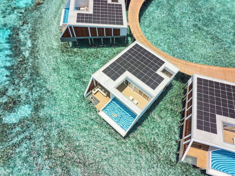 One Bedroom Water Villa Pool at Robinson Noonu