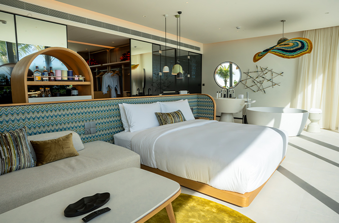 Family Beach Pool Villa with Capsule at SO/ Maldives