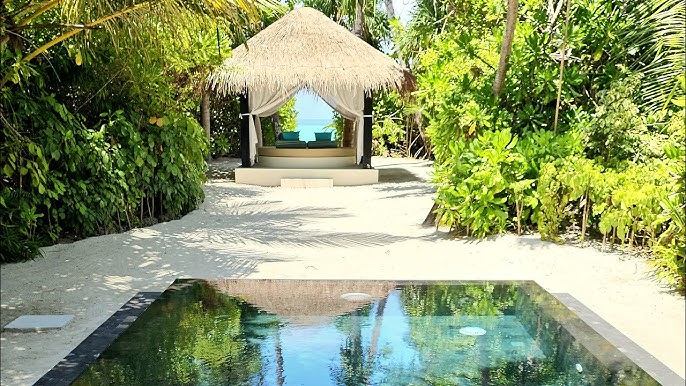 Deluxe Beach Villa with Pool at Sun Siyam Iru Fushi
