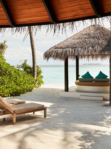 Family Deluxe Beach Villa with Pool at Sun Siyam Iru Fushi