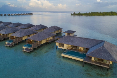 Sunset Water Pool Villa at The Residence Maldives At Dhigurah
