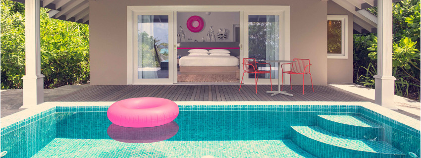 Two Bedroom Lagoon Overwater Villa at The Standard, Huruvalhi Maldives