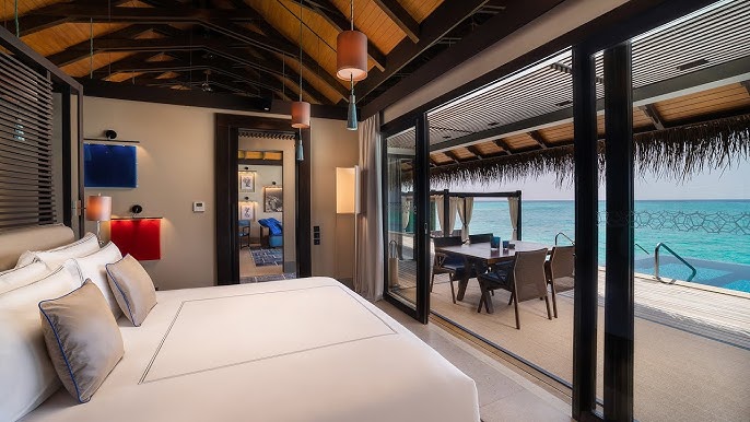 Sunset Deluxe Water Pool Villa at Velaa Private Island