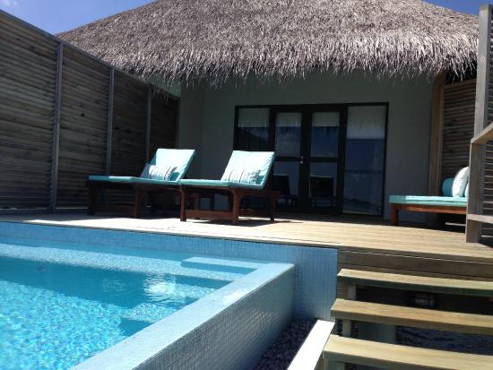 Water Bungalow with Pool at Velassaru