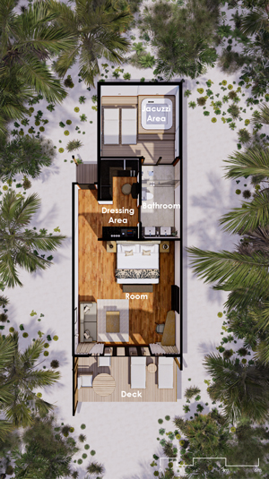 Jacuzzi Beach Villa at Veligandu Maldives Resort Island