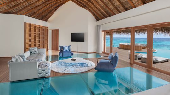 Oasis Beach Two-bedroom Villa with Slide at W Maldives