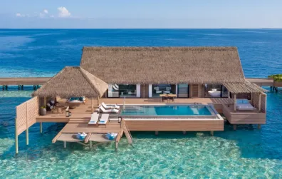 Grand Overwater Villa with Pool at Waldorf Astoria Maldives Ithaafushi